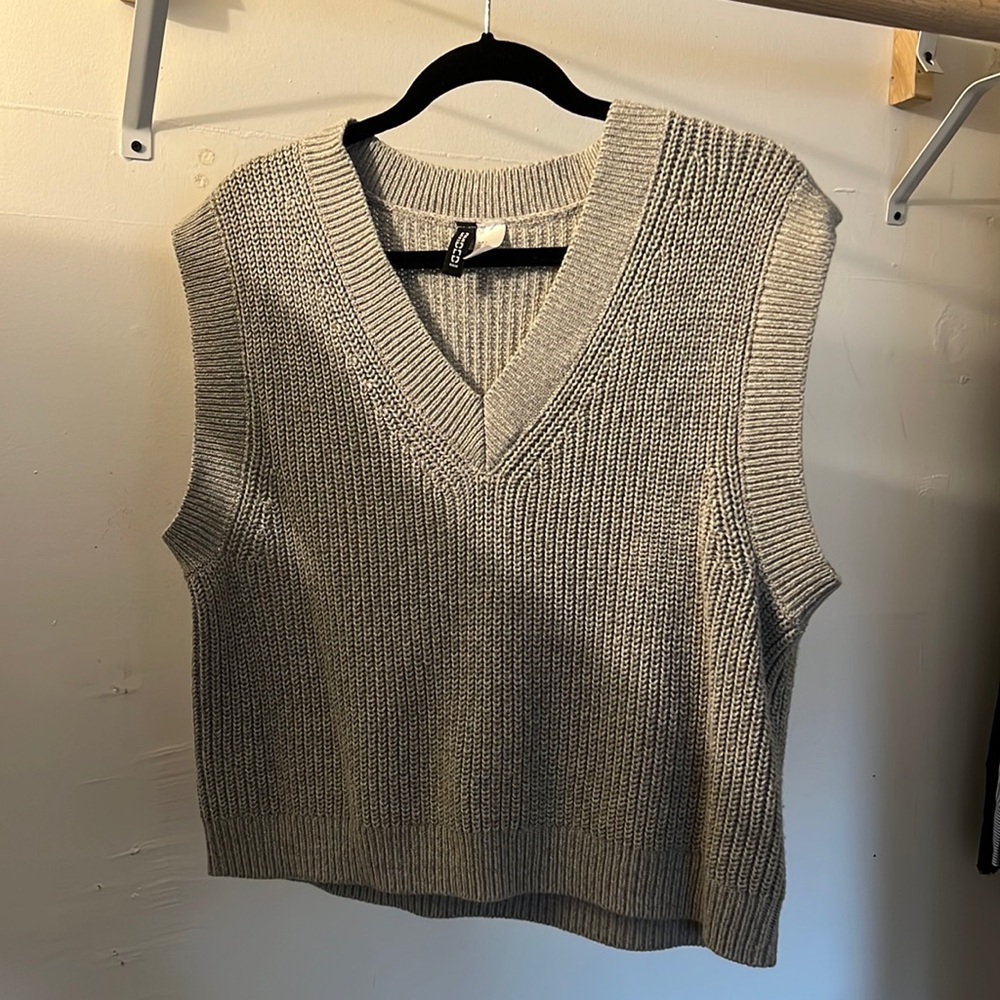 Gray Sweater Vest
